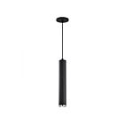 Suspendu Satco 62-819 12W 1-lumière Noir mat/laiton brossé