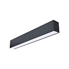Satco 65-1280 2' Noir LED Éclairage architectural linéaire Wattage et CCT Sélectionnable