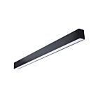 Satco 65-1281 4' Noir LED Éclairage architectural linéaire Wattage et CCT Sélectionnable