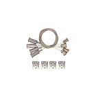 Kit de suspension 4' Satco 65-593 argent