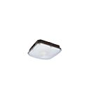 Satco 65-982 Bronze LED Lampe de garage à baldaquin Wattage et CCT Sélectionnable