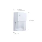 Satco 65-987 Blanc LED Applique extérieure Wattage et CCT Sélectionnable