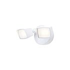 Satco 65-995 Blanc LED 2 Tête Lumière de sécurité