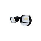 Satco 65-998 Noir LED 2 Tête Lumière de sécurité