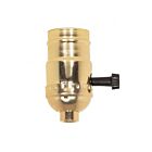 Douille à bouton rotatif à 3 voies avec bouton amovible Satco 80-1002