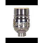 Douille courte sans clé Satco 80-1039 nickel poli