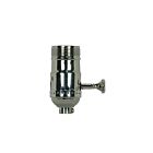 Prise de gradateur à bouton rotatif, gamme complète Satco 80-1045 nickel poli