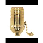 Douille à chainette On-Off Satco 80-1052 laiton poli