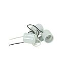 Douille en porcelaine 3-lumières Satco 80-1082 vitré