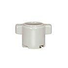 Prise d'enseigne en porcelaine sans clé Satco 80-1097 vitré