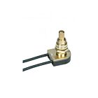 Interrupteur à poussoir en métal Satco 80-1126