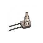 Interrupteur à poussoir en métal Satco 80-1127