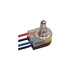Commutateur rotatif en métal à 3 voies Satco 80-1136