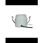 Douille en porcelaine sans clé Satco 80-1263 blanc