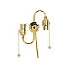 Twin Pull Chain Dorée Intense Chain and End Ball Satco 80-1268