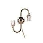 Twin Keyless with Clear Argent Wire Satco 80-1272