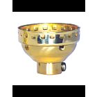 Bouchon en laiton massif 3 pièces Satco 80-1287 laiton poli