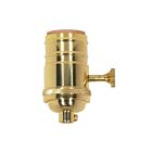 Douille à bouton rotatif à 3 voies (2 circuits) Satco 80-1319