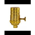 Douille à bouton rotatif On-Off Satco 80-1321 inachevé