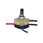 Commutateur à bouton poussoir lumineux 3 voies Satco 80-1358