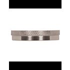 Anneau uno en laiton massif estampé Satco 80-1451 nickel poli