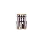 Coquille en laiton massif 3 pièces Satco 80-1468 nickel poli