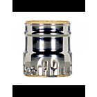 Coquille en laiton massif 3 pièces Satco 80-1472 nickel poli