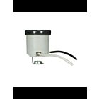 Douille en porcelaine sans clé Satco 80-1685 blanc