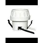 Douille en porcelaine sans clé Satco 80-1691 blanc