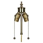 Boîtier et tuyau en métal pour fil d'or clair Satco 80-1763