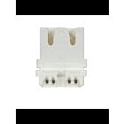 Douille bi-pin Satco 80-1937 blanc