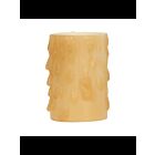 Bougie en cire d'abeille ambre 1 5/8" Satco 80-1974 amber