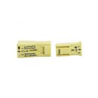 Connecteur jaune 2 pièces emboitables pour fil à broche solide ou étamé Satco 80-2010