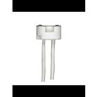 Douille halogène ronde en porcelaine Satco 80-2165