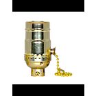 Douille à chainette On-Off Satco 80-2186 brite doré