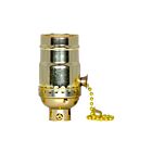 Douille à chainette On-Off Satco 80-2186 brite doré