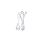 Douille sans clé phénolique blanche Satco 80-2223 blanc
