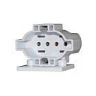 Douille fluorescente 2G7-, montage horizontal avec deux trous Satco 80-2350