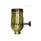 Douille à bouton rotatif à 3 voies (2 circuits) avec bouton amovible Satco 80-2356