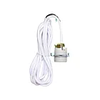 Douille filetée en porcelaine sans clé avec capuchon 1/4 IP et anneau / réducteur de tension Satco 80-2369