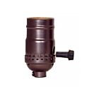 Douille à bouton rotatif On-Off avec bouton amovible Satco 80-2395