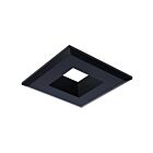 Satco 80-990 4" Noir Garniture de chicane profonde