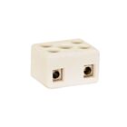 Connecteur de fil en porcelaine 4 bornes Satco 90-1081 blanc