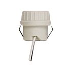 Douille en porcelaine sans clé Satco 90-1107 blanc