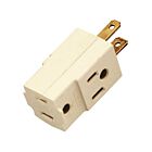 Robinet triple cube polarisé ivoire Satco 90-1120 