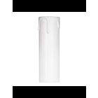 Couverture de bougie en plastique Satco 90-1250 blanc