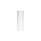 Couverture de bougie en plastique Satco 90-1250 blanc