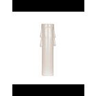 Couverture de bougie en plastique Satco 90-1505 blanc