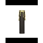 Couverture de bougie en plastique Satco 90-1510 noir