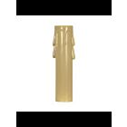 Couverture de bougie en plastique Satco 90-1511 or antique